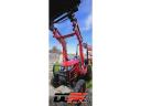 TYM T255 Branson kis traktor (150 cm tengelyszélességű kaszával) homlokrakodóval