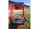 TYM T194 Branson kis traktor (140 cm tengelyszélességű kaszával) homlokrakodóval