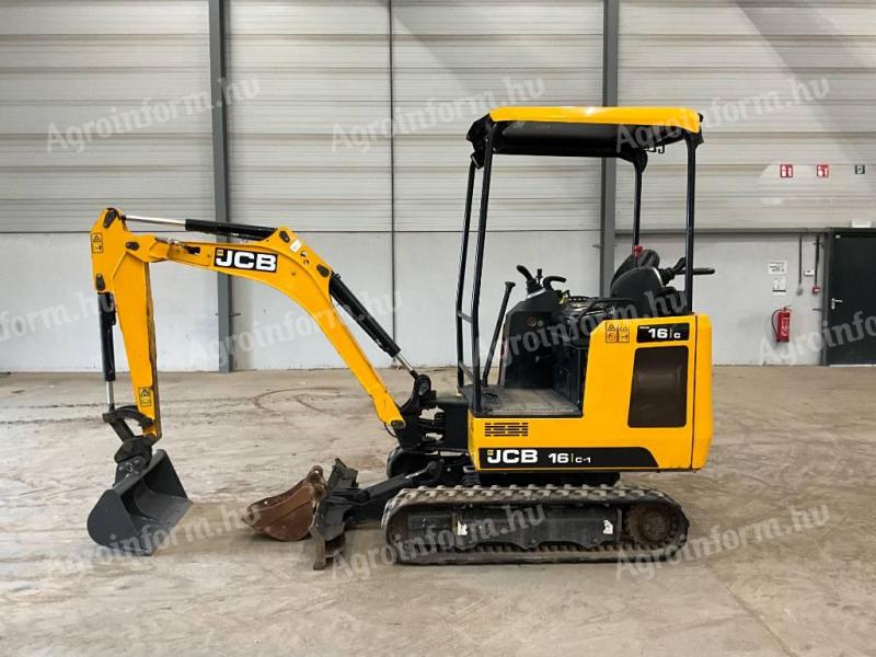 JCB 16 C-1 / 2018 / 1 535 üzemóra / Lízing 20%-tól