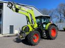 Claas Arion 650 CIS gyári homlokrakodóval,  fronthidraulikával és front TLT-vel