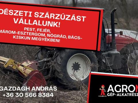 Erdészeti zúzást vállalunk Erdészeti zúzást vállalunk