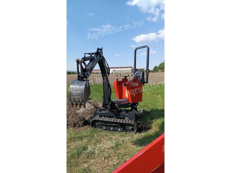 JMEKA Super Cross Pro minikotró lánctalpas KN3 13 LE benzin/elektromos indítás