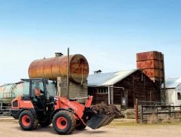 KUBOTA R090 gumikerekes homlokrakodó