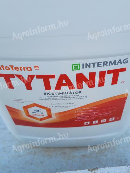 Tytanit biostimulátor,  terméshozam növelő