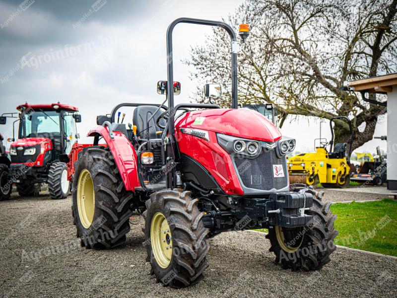Yanmar Traktor, 60 lóerős, bukókerettel, Japán kompakt-kerti traktor (Kubota, Iseki, Kioti) / YM359 (demo)