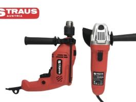 Duo barkácskészlet,  fúró/ütvefúró + sarokcsiszoló/flex * Straus ST/PTS-9102 * Flex & Fúró