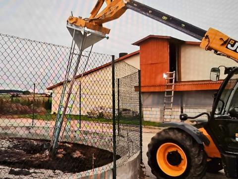 Promanure HHK5 hidraulikus hajtású trágya keverőszár (homlokrakodó,  teleszkópos rakodó) trágyakeverő / hígtrágyakeverő