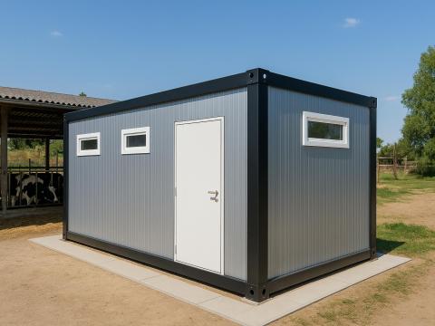 FEKETE-FEHÉR ÖLTÖZŐ KONTÉNER (18m2) FEKETE-FEHÉR ÖLTÖZŐ KONTÉNER (18m2)