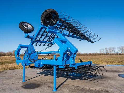 Új 6,4 m-es gyomfésű, függesztett, hidraulikus csukással, házhozszállítással eladó