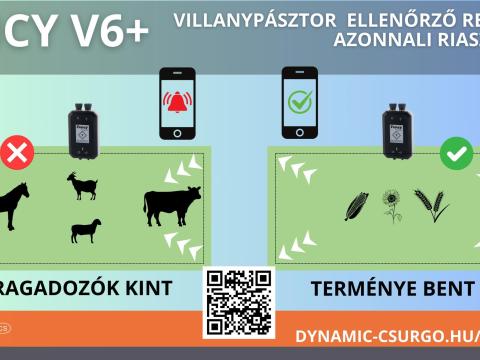 FENCY V6+ villanypásztor-ellenőrző rendszer bármely meglévő villanypásztorhoz kapcsolható FENCY V6+ villanypásztor-ellenőrző rendszer bármely meglévő villanypásztorhoz kapcsolható