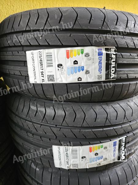225/45R17 FULDA 94Y XL SPORT CONTROL2 ÚJ NYÁRI GUMI