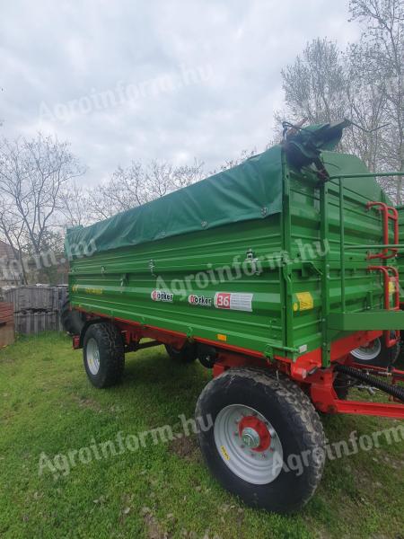 Pronar T672/2 kéttengelyes pótkocsi újszerű állapotban, ponyvával eladó