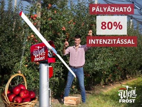WepiFrost Mobil-D szélgép, 9 m/15 kW – fagyvédelem gyümölcsösökben WepiFrost Mobil-D szélgép, 9 m/15 kW – fagyvédelem gyümölcsösökben