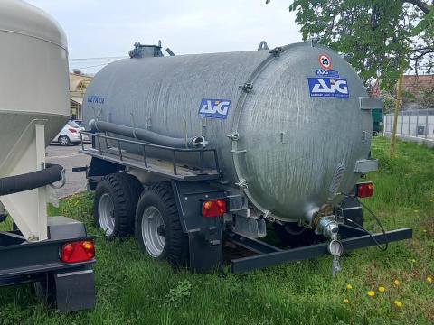 DETK 138 (8 m³) szippantótartálykocsi készletről akciós áron azonnal vihető (horganyzott)