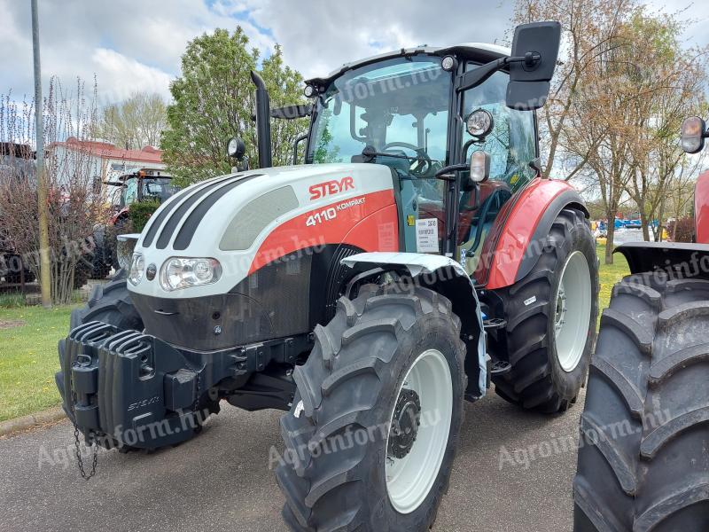 STEYR KOMPAKT 4110 HI-LO HD traktor,  200 üzemórás,  még majdnem 2 év garanciával eladó