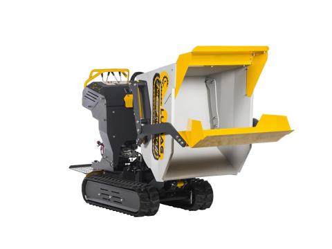 Önrakodó hernyótalpas mini dömper - motoros talicska Lumag VH500PRO/GXA Honda motorral Önrakodó hernyótalpas mini dömper - motoros talicska Lumag VH500PRO/GXA Honda motorral