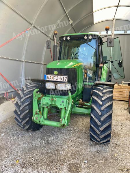 John Deere 6820 TLS új gumik cat3 font hidraulika gyári állapot