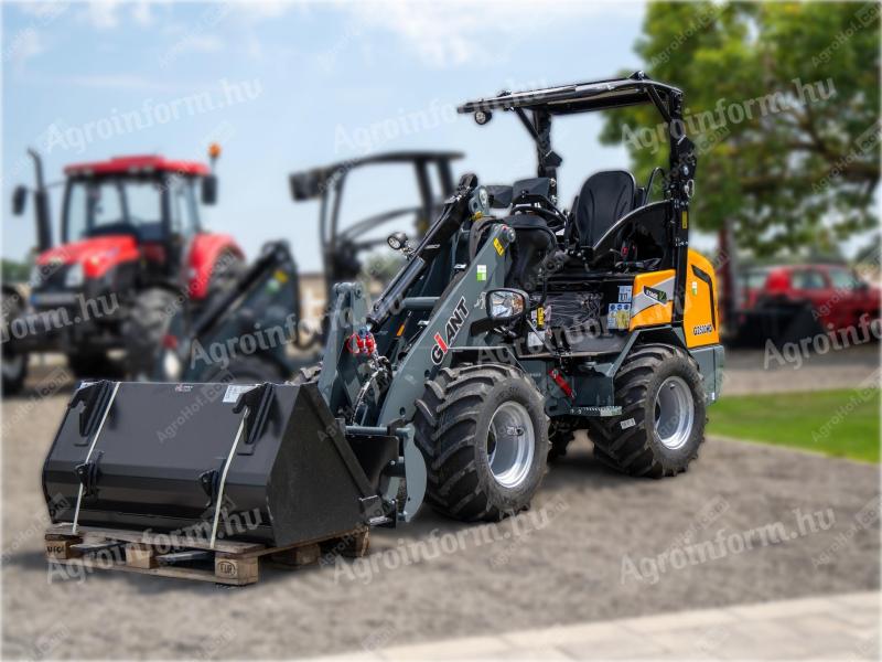 Homlokrakodó, önjáró, mini gumikerekes rakodógép 26 LE (max 1750kg) / Giant G2500 HD (demo)