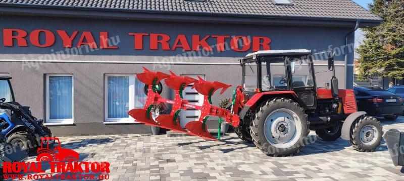 Agro-Masz PO3 váltvaforgató eke – raktárkisöprési akció a Royal Traktornál