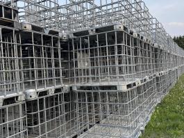 IBC tartálykeret eladó nagy mennyiségben