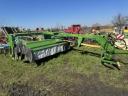 JOHN DEERE 1465, 3 MÉTERES VONTATOTT TÁRCSÁS FŰKASZA GUMIHENGERES SZÁRSÉRTŐVEL