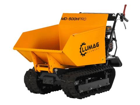 Hernyótalpas minidömper – motoros talicska Lumag MD500HPRO a vezető szereplők egyike Hernyótalpas minidömper – motoros talicska Lumag MD500HPRO a vezető szereplők egyike