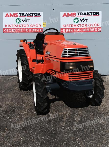 Kubota X20 négyhengeres,  20 lóerős,  4x4 hajtású japán kistraktor