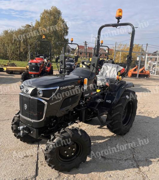 (Új) Captain 263 4WD kistraktor széles kerékkel