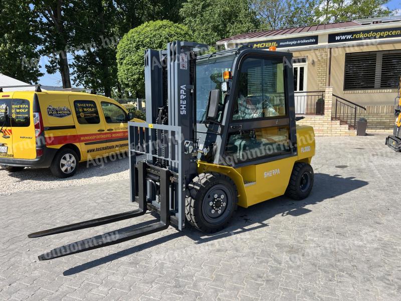 SHERPA FL30D diesel targonca fülkével és fülke nélkül