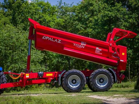 PALAZ TITAN 20 tonnás teknős tandem pótkocsi PALAZ TITAN 20 tonnás teknős tandem pótkocsi