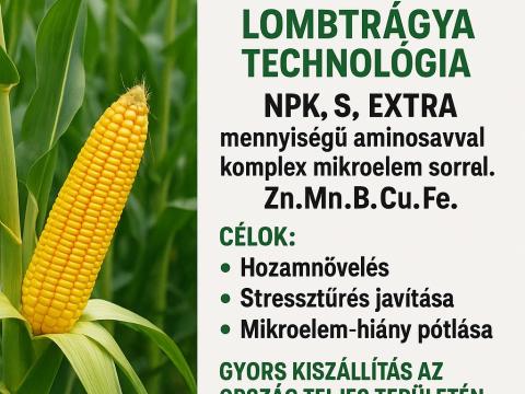 Kukorica lombtrágya technológia Kukorica lombtrágya technológia