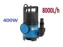 Búvárszivattyú 8000 L/óra,  szennyvízszivattyú,  esővízszivattyú,  iszapszivattyú * Güde GS 4003 P