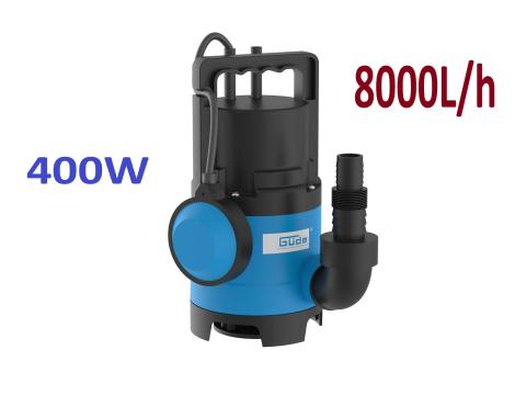 Búvárszivattyú 8000 L/óra,  szennyvízszivattyú,  esővízszivattyú,  iszapszivattyú * Güde GS 4003 P Búvárszivattyú 8000 L/óra,  szennyvízszivattyú,  esővízszivattyú,  iszapszivattyú * Güde GS 4003 P