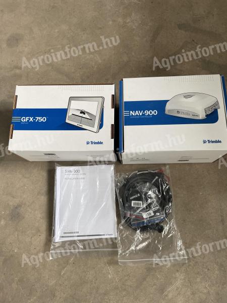 Trimble GFX 750 monitor NAV 900 antenna sorvezető szett eladó