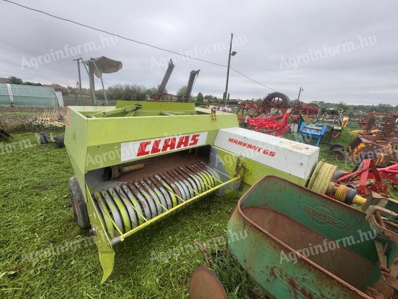 CLAAS MARKANT 65, KISKOCKA BÁLÁZÓ