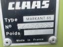 CLAAS MARKANT 65, KISKOCKA BÁLÁZÓ