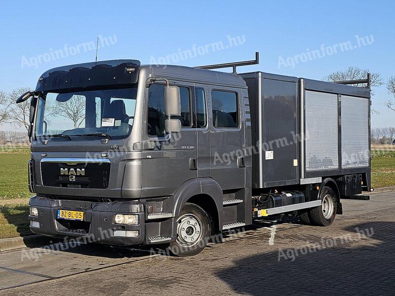 MAN 8.180 TGL DOKA DOUBLE CABIN - Évjárat: 2011 - Kilométeróra állás: 197 840 km - Lízing