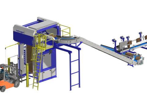 VERBRUGGEN VPM-7 automata palettázó rendszer raktárról VERBRUGGEN VPM-7 automata palettázó rendszer raktárról