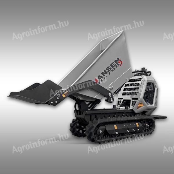 Önrakodó hernyótalpas mini dömper - motoros talicska - Jansen RD-700S