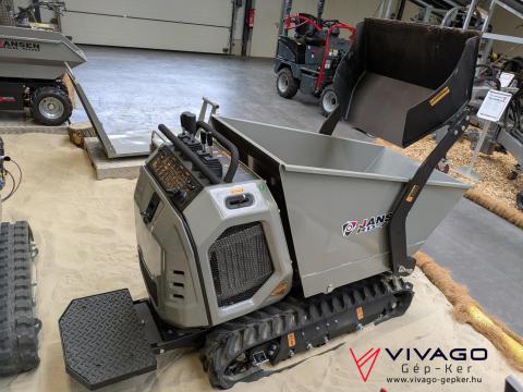 Önrakodó hernyótalpas minidömper - motoros talicska - Jansen RD-700S
