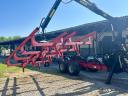 More Maskiner SF12 pótkocsi és 7 m daru
