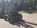 Honvédségi katonai Desta 3522 TMK tereptargonca villahosszabbítóval,  terepes 3,5 T