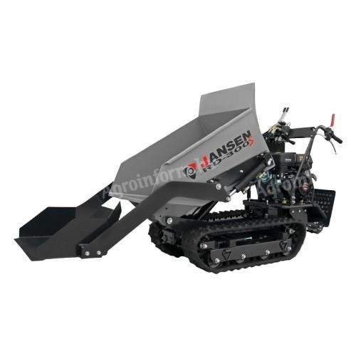 JANSEN RD-300S lánctalpas dömper - benzinmotor,  hidraulikus billenőplató,  önrakodó funkció