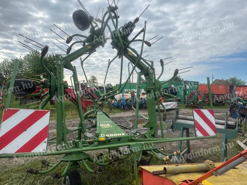 KRONE KW 7.70 -es RENDTERÍTŐ,  RENDKEZELŐ . 6 ROTOROS