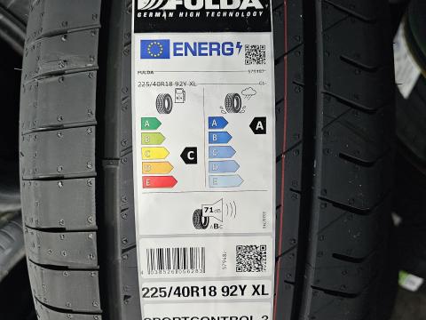 225/40R18 FULDA SPORTCONT2 92Y XL Új Nyári Gumiakció