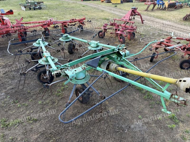 DEUTZ-FAHR 6 rotoros rendterítő,  rendkezelő Claas,  Kuhn,  Krone,  Pöttinger