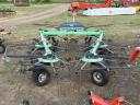 DEUTZ-FAHR 6 rotoros rendterítő,  rendkezelő Claas,  Kuhn,  Krone,  Pöttinger