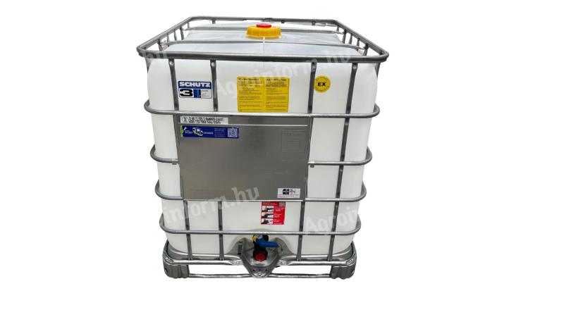 SCHÜTZ MX-EX speciális 1000 Literes,  mosott,  UN minősített IBC tartályok