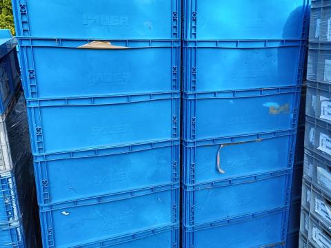 Ipari műanyag láda 60x40x22,  Auer Ipari műanyag láda 60x40x22,  Auer