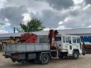 Volvo FL611 vasúti szerelőkosaras darus teherautó